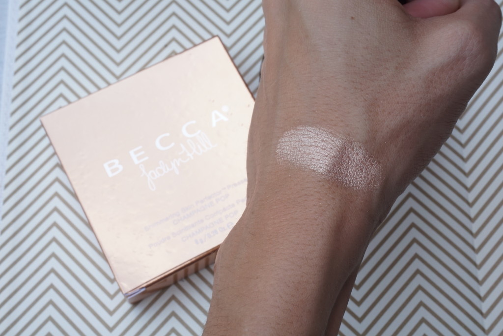 champagne pop becca swatches