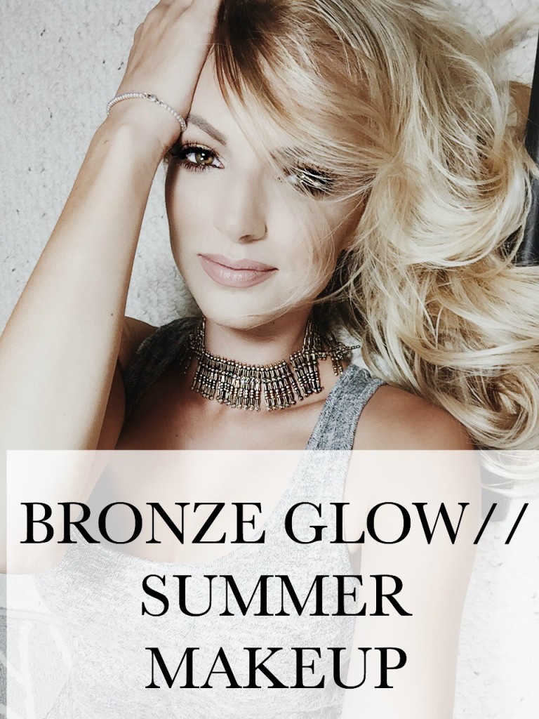 bronze summer makeup tutorial