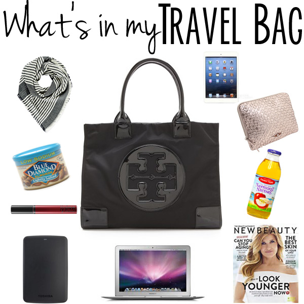 whats in my travel bag with travel tips