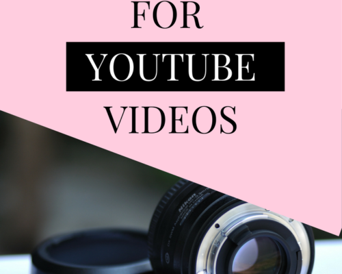 The best lens for youtube videos
