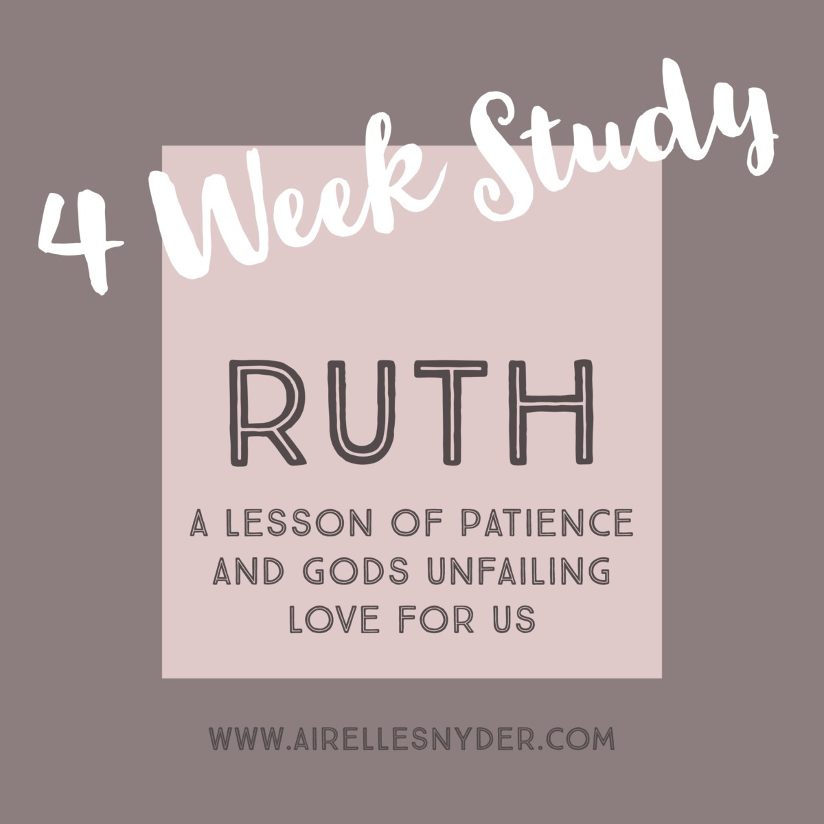 Ruth Bible Study