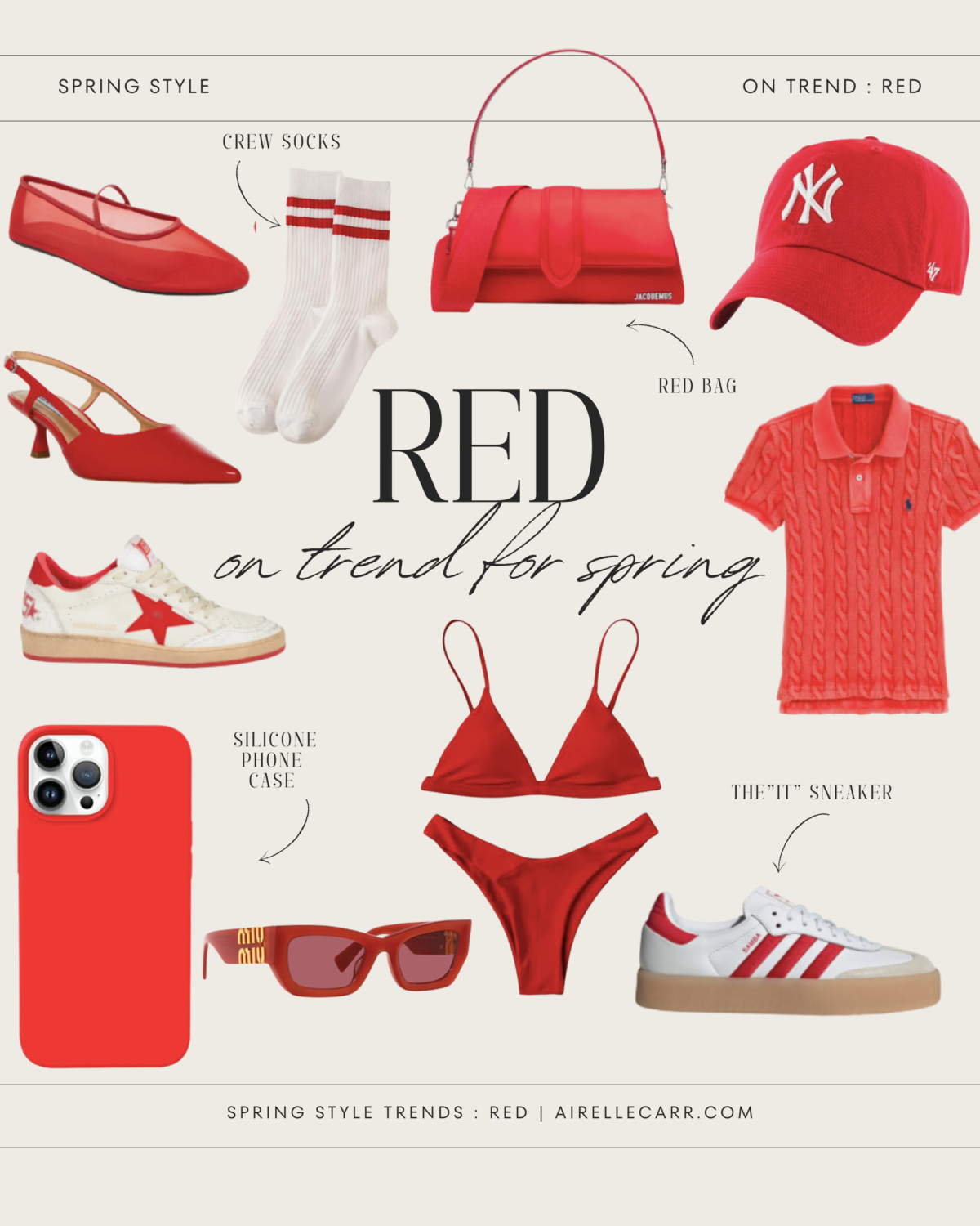 spring trends 2024 red