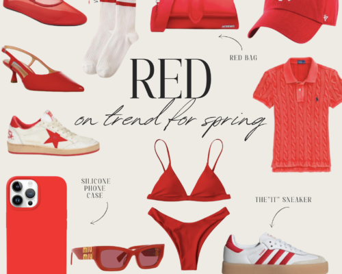 spring trends 2024 red